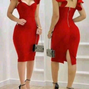 Vestido rojo corto